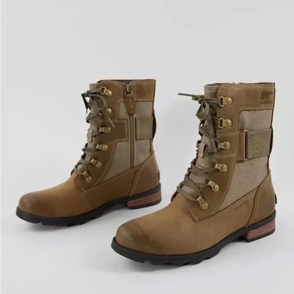 SOREL Leather Emelie Conquest Bootie - Picture 1 of 10